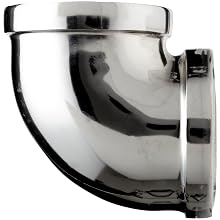 Chrome Plated Brass Pipe Fitting, 90 Degree Elbow, NPT Female