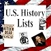 United States History Lists (U.S.)