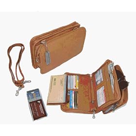 Leather Organizer Handbag by Paul & Taylor