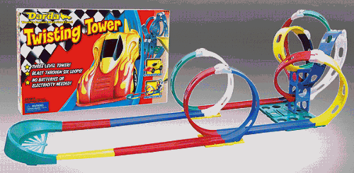 Childrens Toyshop  Toys : Twisting Tower Racing Set