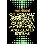 On Formally Undecidable Propositions of "Principia Mathematica" and Related Systems