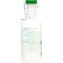 Bel-Art, Scienceware, 248510000, Bottle, Low Density Polyethylene, Eye Wash, Capped Air Vent Valve, Eyecup, 32 Oz. Empty