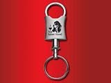 Basset Hound - Valet Keychain - Laser engraved