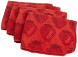 Strawberries Microfiber Cloth, Set of 4