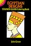 Egyptian Designs Stained Glass Coloring Book (Dover Stained Glass Coloring Book)