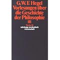 Werke in 20 B�nden mit Registerband: 20: Vorlesungen �ber die Geschichte der Philosophie III: BD 20 (suhrkamp taschenbuch wissenschaft)