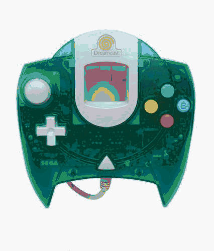 dreamcast-control-pad-in-green