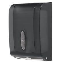 Georgia-Pacific GP 56650/01 Translucent Smoke Combination C-Fold or Multifold Paper Towel Dispenser, 11" Width x 15.4" Height x 5.25" Depth