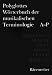 Terminorum Musicae Index Septem Linguis Redactus (Polyglot Dictionary of Musical Terms : English, German, French, Italian, Spanish, Hungarian,Russia)