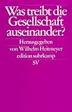 Produkt-Bild: Was treibt die Gesellschaft auseinander?: (Bundesrepublik Deutschland, Auf dem Weg von der Konsensgesellschaft zur Konfliktgesellschaft, Bd.1).