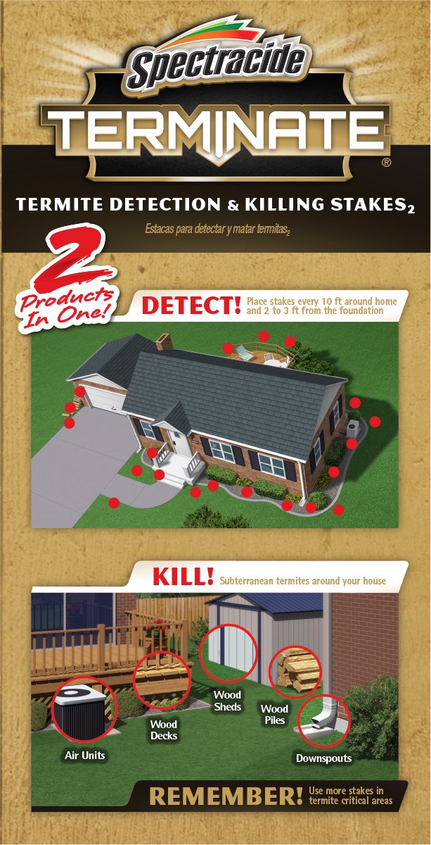 Amazon.com : Spectracide Terminate Termite Detection and Killing ...