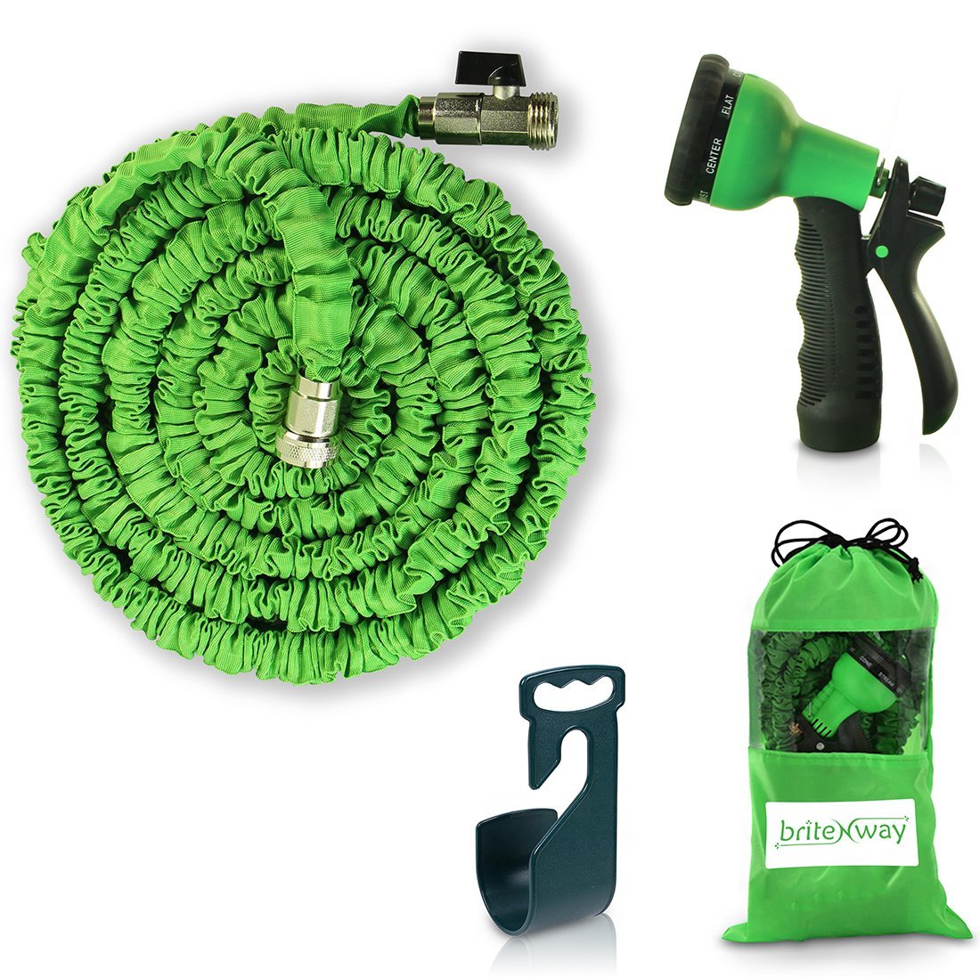 Expandable Garden Hose 50 ft. Retractable, Lightweight & Flexible 8