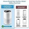 Isingo 2 Pack Core 300 Replacement Toxin Absorber Filter Core 300-RF-TX