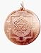 Esoterischer Schmuck|Kupferanh&auml;nger und Armreifen - Shri Yantra- Anh&auml;nger