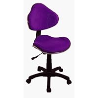 Fabric Ergonomic Task Home Office Computer Chair, Purple