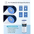 POOLPURE PLFPJANCS100 Pool Filter Replaces Jandy CS100