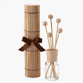 BAMBOO ROSE SCENT SCENTED DIFFUSER HOME FRAGRANCE GIFT by SWM
