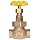 Apollo 122T Series Bronze Globe Valve, Class 150, Inline, Union Bonnet, PTFE Seat, NPT Female