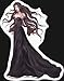 Witchwood - Gothic Woman in Long Black Dress & Flowing Hair by Nene Thomas - Sticker ...