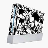 DesignSkins for Nintendo Wii Console - Skull White Skin Video Games