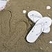 2 Pairs Just Married Flip Flops for Bride and Groom