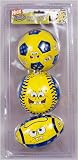SpongeBob SquarePants 4 Set of 3 Balls by Franklin Sports