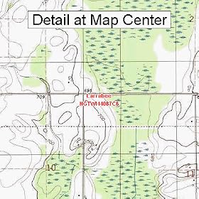 USGS Topographic Quadrangle Map - Larrabee, Wisconsin (Folded/Waterproof)