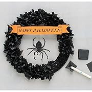 Wreath Door Hanger Witch Hat