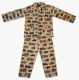 Papabear FIRE DEPT Boys Cotton Flannel Pajamas