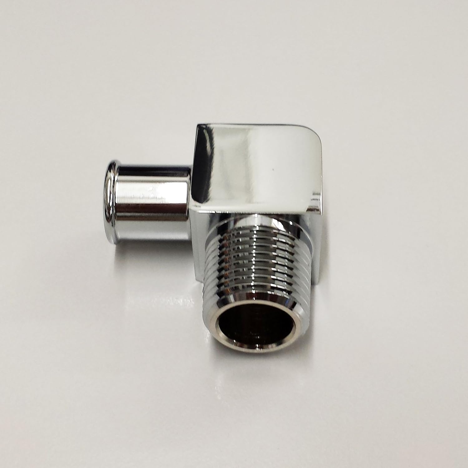 Chrome Heater Hose Fitting 90 Degree 1/2" NPT to 5/8" Hose Barb eBay