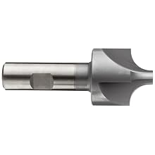 Niagara Cutter CRE124 High-Speed Steel End Mill, TiCN Coated, 4 Flutes, Radiused-Corner End