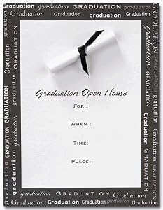 Grad Diploma Graduation Open House Kit