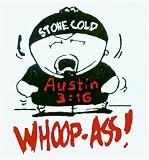 Wrestling - Stone Cold Cartman - Sticker / Decal