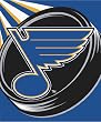 St. Louis Blues Royal Plusch Raschel Throw Blanket - NHL Hockey Fan Shop Sports Team Merchandise