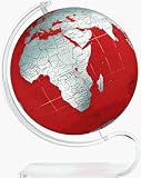 Artline Earthsphere Burgundy 12 Inch Desk Globe with Pedistal Base