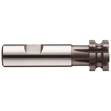 Niagara Cutter CCS150 Concave Radius Shank Type Cutter, High Speed Steel, Uncoated (Bright), Weldon Shank, 3/4" Cutter Diameter, 6 Flutes, 3/32" Radius, 0.375" Width