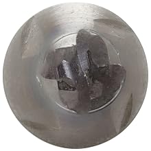Niagara Cutter CB430 Carbide Ball Nose End Mills, Inch, TiAlN Finish, Roughing and Finishing Cut, 30 Degree Helix, For Use With All Materials