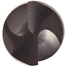 Cleveland 2133 Style Cobalt Steel Short Length Drill Bit, TiCN Coated, Round Shank, 135 Degree Split Point