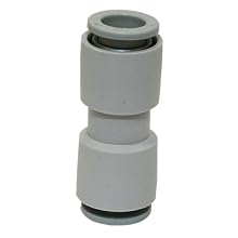 SMC KQ2H08-00A PBT Push-to-Connect Tube Fitting, Straight Union, 8 mm Tube OD
