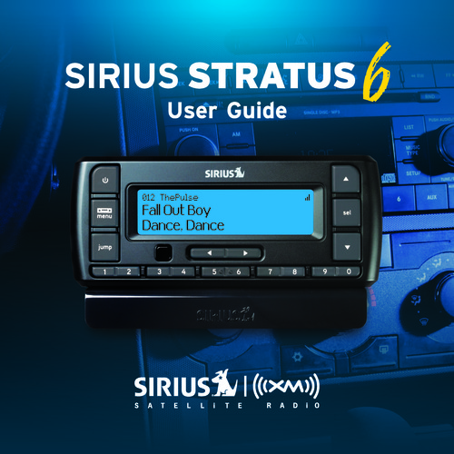 SIRIUS Stratus 6 DockandPlay Radio with Car Kit (Black
