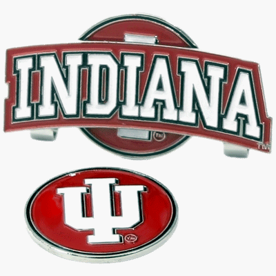 Indiana Hoosiers Hat Clip Golf Ball Marker