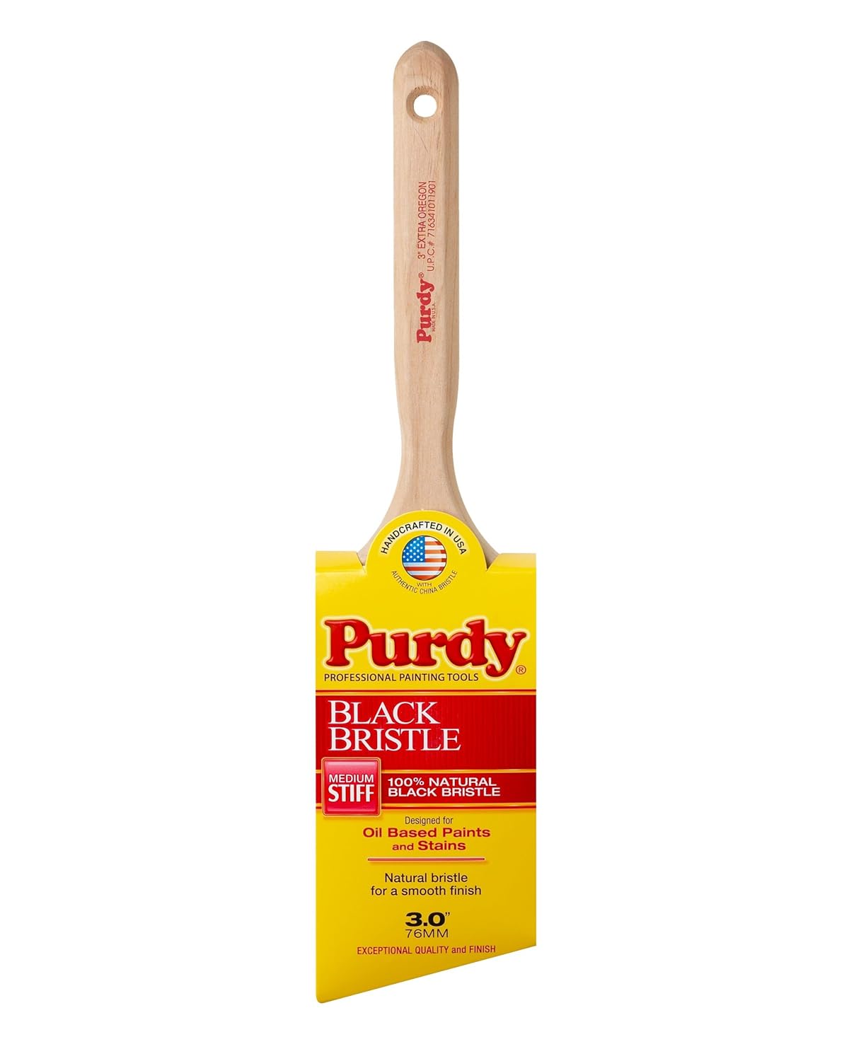 Purdy 3 Inch Black Angled Sash and Trim Paint Brush, 116030