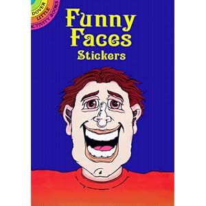 Funny Faces Sticker on Funny Faces Stickers  Dover Little Activity Books   Eric Gottesman