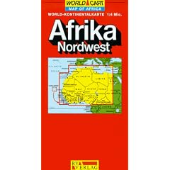 Afrika Nordwest 1 : 4 000 000. RV World Cart. World- L�nderkarte. Map of Africa.: North Western Region (World Map)