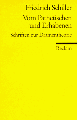 Vom Pathetischen und Erhabenen