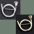 Exselle Hunting Horn Stock Pin