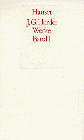 Herder und der Sturm und Drang