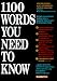 1100 Words You Need to Know by Murray Bromberg ISBN 0812016203