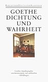 S�mtliche Werke. Briefe, Tageb�cher und Gespr�che. Zwei Abteilungen: S�mtliche Werke. Briefe, Tageb�cher und Gespr�che. 40 in 45 B�nden in 2 ... meinem Leben. Dichtung und Wahrheit: Bd. 14