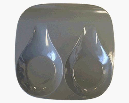 Reston Lloyd 03110 Gray-Double Spoon Rest